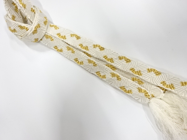 正絹　手組帯締め